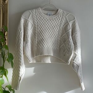Aritzia Sunday Best Cable Knit Peggy Sweater 2XS